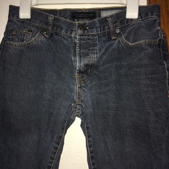 Mens aeropostale slim straight dark wash jeans 29 - Picture 2 of 8